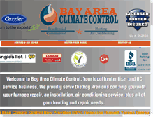 Tablet Screenshot of bayareaclimatecontrol.com